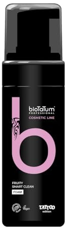 Tattoo Smart Clean Foam Fruit – Schiuma Detergente per Tatuaggi | Detergente Neutro | Schiuma Post Tattoo Professionale | Detergente Delicato Corpo e Pelle