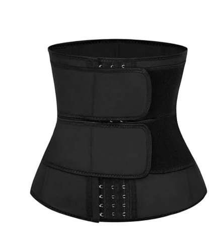 DAWCBVJQ Generisk midjeträning korsett midja tränare underbröst korsett damer magbälte svettbälte mage sport magfett minskar, svettbälte shaper, b, M