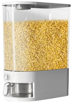 Conteneur De Rangement De Riz - 10 Kg De Distributeur De Farine - Boîte De Rangement Transparent Récipient Alimentaire Empilable Densément Pour La Cuisine Fituer CONGRIPTION EXTACK