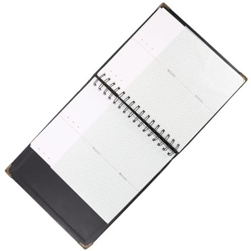 AUTSUPPL Álbum de Colección Multifuncional para Billetes y Entradas Organizador de Tarjetas Sueltas Libro de Almacenamiento para Boletos de Cine Conciertos y Transporte con Funda Negra