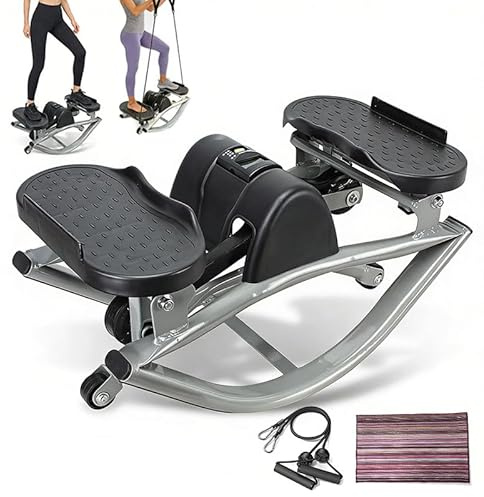 The Rock Stepper, Rock Stepper Side to Side with Digital Display, Workout Machine for Legs & Glutes,Side Stepper, Mini Stepper for Home, Apartment and Dormitory Use Home Workout