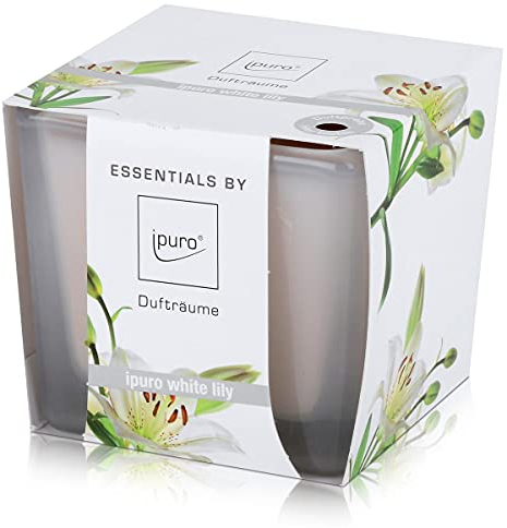 Ipuro White Lily Duftkerze mehrfarbig 125 gr