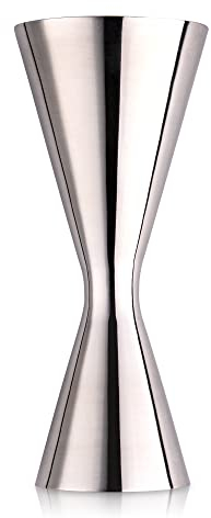 barmate Japanese Jigger, Messbecher aus Edelstahl mit Innen-Skala, max. 50ml/25ml, hochwertiges Bar-Zubehör für den perfekten Cocktail