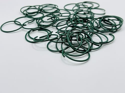 Plastic Coated Garden Plant Rings PK of 100 for Secure Plants Indoors and Outdoors Plants
