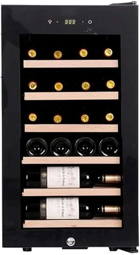 QPZMALSKY Glacière en Bois Massif, Refroidisseur De Vin À Température Constante, Petit Compresseur Domestique, Réfrigérateur Indépendant.