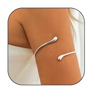 YANCHUN Arm Cuff Gold Upper Arm Cuff Bangle Jewelry Layered Bracelet Adjustable Gifts for Women Summer Beach Essentials Dresses Jewelry Trendy Stuff Gifts