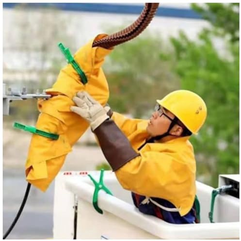 Tapete de seguridad para electricistas, tapete portátil de protección para alto voltaje, manta aislante para mantenimiento de equipos, manta aislante de resina, kit de trabajo de alto voltaje - 0,4/10