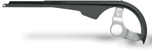 SKS Germany CHAINBLADE Negro 158MM Protector de Cadena de Bicicleta (Apto para Marchas de buje, con Perfil Ajustable, plástico Resistente a los Impactos y Aluminio), Negro