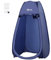 Outsunny Tente de Douche Pop-up Tente de Toilette Pliable et Portable Anti-UV Sac de Transport Inclus pour Plage, pêche, randonnée, Bain, l'extérieur, Bleu Marine