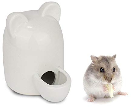 Bouteille d'eau Hamsters en céramique, fontaine bol muet pour animaux domestiques, 300 ml