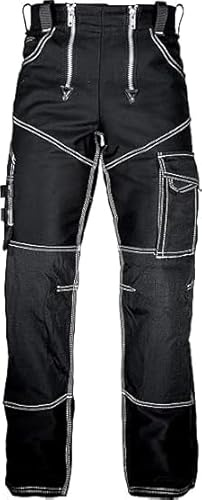 JOB Zunfthose Doppel-Pilot schwarz mit Knietaschen 110