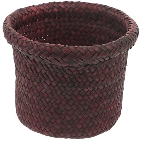 BESPORTBLE 3pièces Panier De Rangement Tressé Algues Pot De Fleurs Décoratif pour Intérieur Parfait pour Maison Bureau