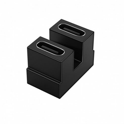 CY 40 Gbit/s USB4 typ C-uttag till hona kopplare förlängare ström data video adapter motsatt U-formad baksida vinklad för NS Switch telefon bärbar dator