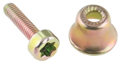 SG Store Lot de 2 Vis de Poignée de Frein de Tronçonneuse Protection de La Main Poignée de Frein de Chaîne Vis M4 Compatible avec Stihl 024 026 034 044 MS240 MS260