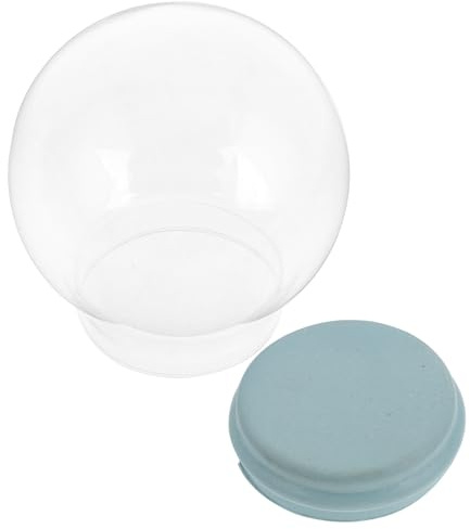 Generic Kit Manualidades Globo Nieve Vacío de Vidrio DIY para Decoración Hogar y Recuerdos Creativos Bola Nieve Personalizable para Adultos y Día Madre