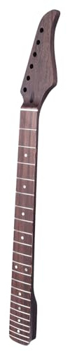 KIMISS Reemplazo de Mástil de Guitarra Eléctrica, Mástil de Guitarra de Arce de 22 Trastes para Guitarras, Accesorio para Instrumentos Musicales de