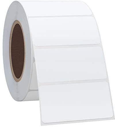 Hycodest - Adesivi per ricevute per indirizzi e spedizione, etichette termiche, arrotolate, 5 x 2,5 cm, 1000 adesivi