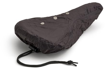 Brooks England Bike Saddle Rain Cover, Bike Saddle Waterproof Protection, Black, Medium