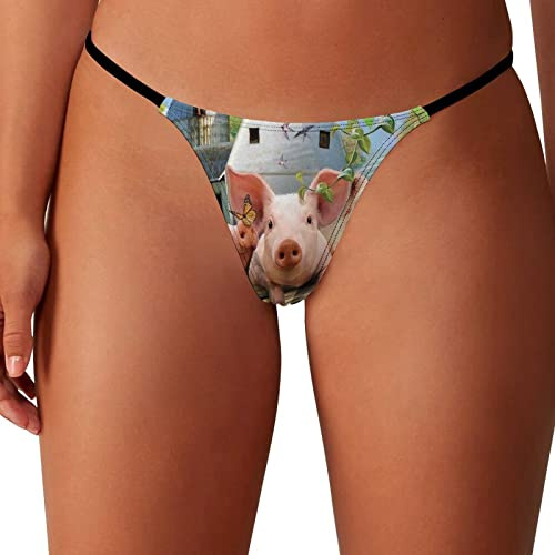 GQWJKSZ Mutandine da Donna Three s G-Strings Perizoma Sexy T Back Panty