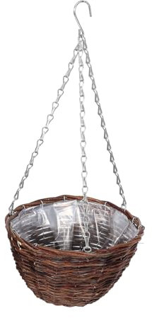 POPETPOP Porta Vasi Sospeso Fioriera Intrecciata Per Interni Ed Esterni Contenitore Per Piante Da Balcone e Giardino e Resistente