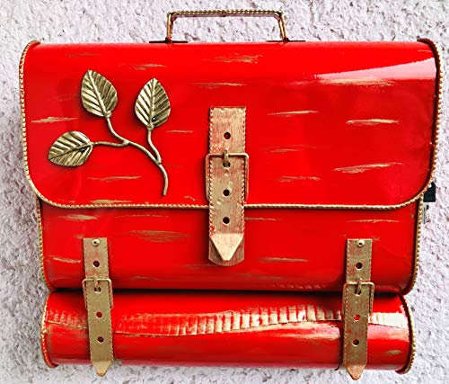 Briefkasten mit zeitungsrolle Wandbriefkasten Postkasten Zaunbriefkasten mit Zeitungsrole Zeitungsfach aus rostfreiem Stahl verzinkt. Befestigungsmaterial GRATIS!