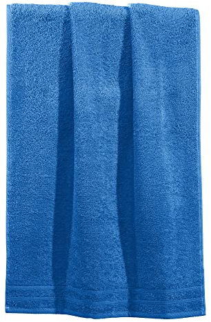 Erwin Müller Liegetuch Heidelberg 100% Baumwolle Royalblau Größe 80x200 cm - saugstark, gut trocknend, kompakt, leichte Qualität - ideal für Sport, Strand, Reisen