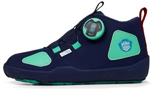 Affenzahn Übergangsschuh Vegan Trail Explorer Kinderschuh für Jungen und Mädchen Größe 26-32, wasserdicht Oktopus - Blau