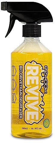 Rehook Revive Bio Drivetrain Degreaser 500ml - Plant-Based, Biodegradable, Effective Bicycle Cleaner Chain Cleaning Spray - Safe on All Surfaces, Suitable for All Bike Types