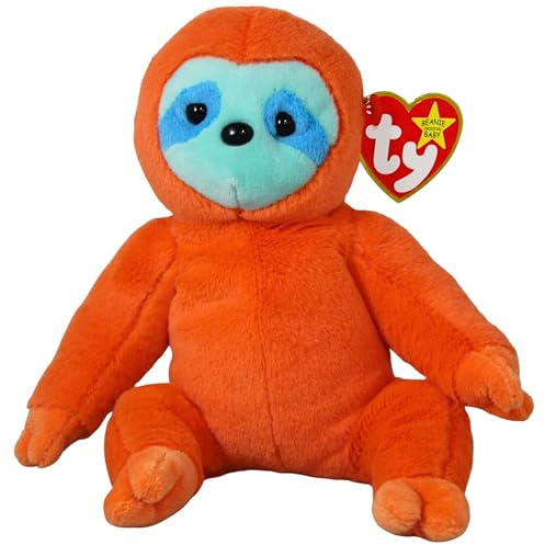 TY Molasses Sloth II Original Beanie Babies Regular - Soft Plush Toy for Kids, Teddy, Baby Toy, Collectible Stuffed Plushies