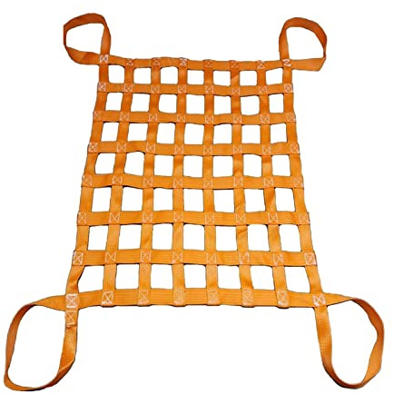 ZNBLSD Shelf Lifting Net, Heavy Motorcycle Bungee Cargo Net, Logistics, Construction Cargo Net, World Sports Jump Net, Trailer Net, Cargo Net Hoist (Size : 4x4m/load:2.5T)