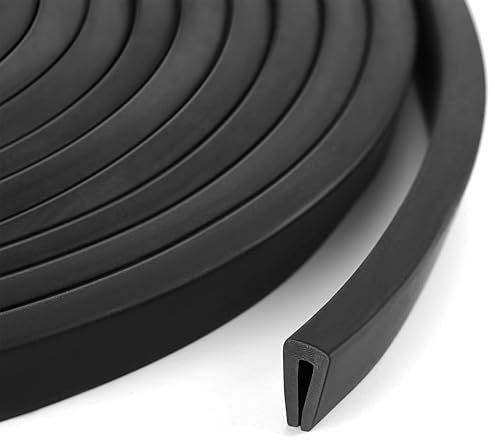 Flaconi Autotür Kantenschutz,Kantenschutz,Kantenschutzprofil,Kantenschutz für Bleche,Kantenschutz Gummi,Kantenschutz Blech,Kantenschutz U Form,Geeignet für Autos,LKW,SUV (3mm,6m)