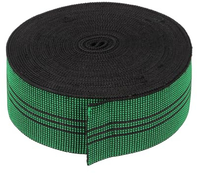 YINSHCO Upholstery Webbing Chair Couch Band Replacement, Seater Repair Material Furniture Repair DIY Elasbelt, Elastic, Latex, Stretchy Webbing Belt Strap for Lawn Chair, 2in×164ft