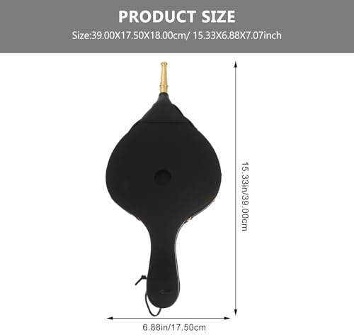FUOYLOO Fuelle Manual para Chimenea con Mango Ergonómico Soplador de Aire Potente para Barbacoa al Aire Herramienta Práctica para Camping