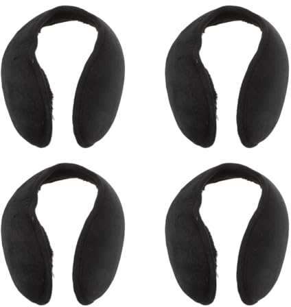 BESPORTBLE 4 Piezas Orejeras Cubrecabezas De Invierno Correr Al Aire Esquiar Montar a Caballo Calentadores De Oídos Peludos Cubre Orejas De Invierno Sombrerería Hombre Felpa Chica