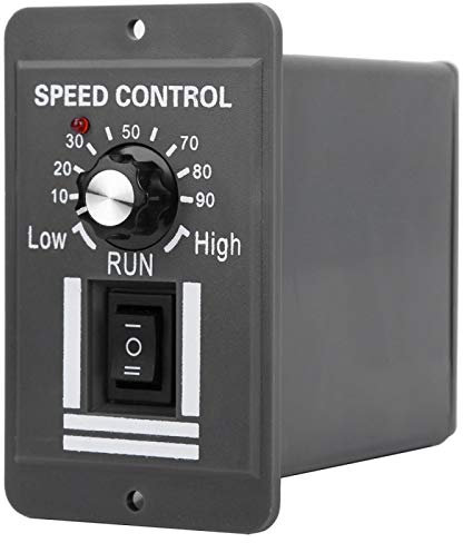 Uadme Motor Speed Controller, DC12-60V 20A Brush Motor Speed Controllers, Adjustable Motors Governor Forward/Reverse Switch Electric Motor Speed Regulato, PWM Controller