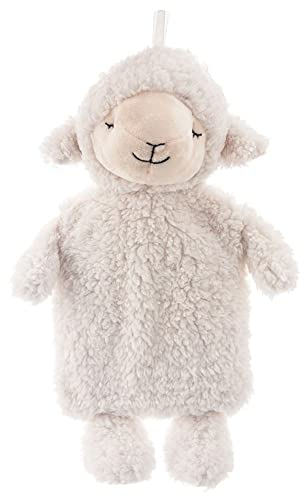 Wärmflasche Wärmebeutel Bettflasche im Überzug Schaf 750 ml 30x40 cm