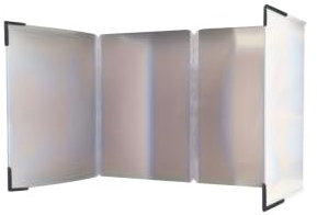 Grease Splatter Guard, 4 Sided Portable Splatter Guard Nonstick Oil Splash Guard Splatter Shield Oil Splatter Screen Board for Cooking for Stove Wall Gas Range Frying