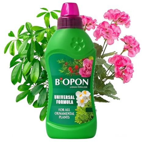 Universal Liquid Fertilizer for Indoor & Outdoor Decorative Plants – 1L – Makes up to 150L – Boosts Root Strength & Flowering – For Home, Balcony & Garden Use