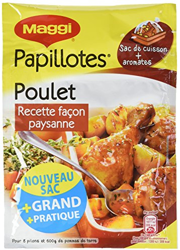 Maggi Papillotes Poulet Façon Paysanne (1 Sachet) - 32g
