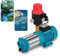 WindWilder 1300W Edelstahl Kreiselpumpe Wasserpumpe Gartenpumpe mit Manometer Druckschalter 220V Wasserpumpen für einen Garten hat Wasserpumpen elektrische Tauchwasserpumpe 4000L/H