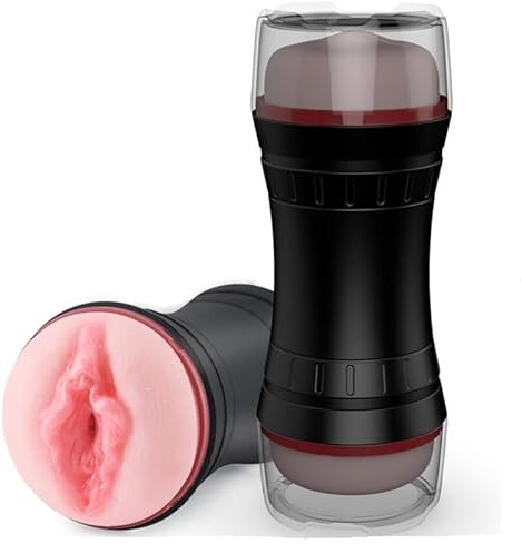 BeHorny Masturbador masculino juguete sexual doble extremo - boca y vagina