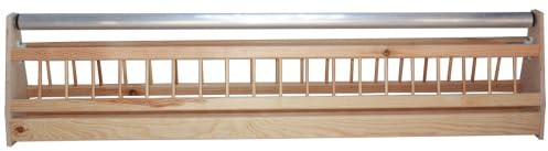 Hemel Futtertrog für Tauben mit Rolle - 100 x 13 x 24 cm