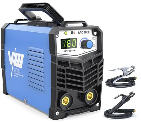 VECTOR WELDING Electrodos 160 A - IGBT Inverter, dispositivo para principiantes, ARC 160