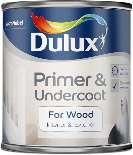 ASA® Dulux Primer & Undercoat for Wood Quick Dry Water Based Interior & Exterior Paint 250ml