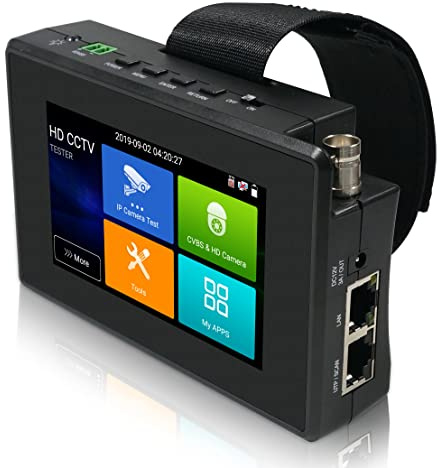 Professioneller IPC1800 Plus Überwachungskamera-Tester, 4-Zoll-Handgelenk-Koaxial-HD 4.0-CCTV-Monitor, 8MP TVI 4MP CVI 5MP AHD CVBS H.265 4K-IP-Kamera Mit WiFi POE 12V-Ausgang