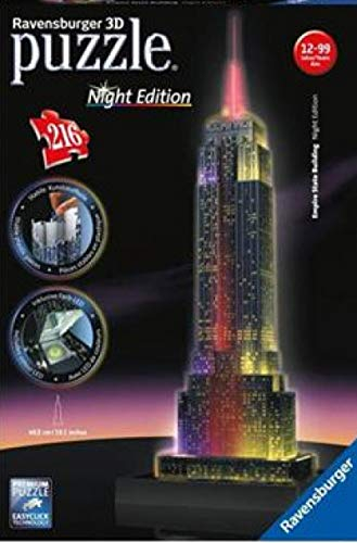 Empire State Building bei Nacht - Night Edition - Ravensburger 3D Puzzle 216 Teile