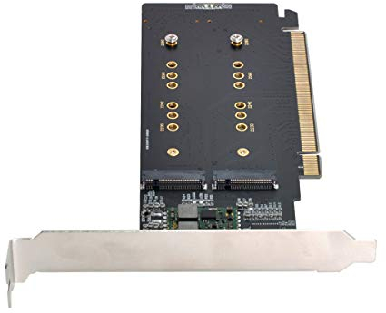 Cablecc 4 x NVME M.2 AHCI a PCIE Express 3.0 Gen3 X16 Raid Card VROC Raid0 Hyper Adapter