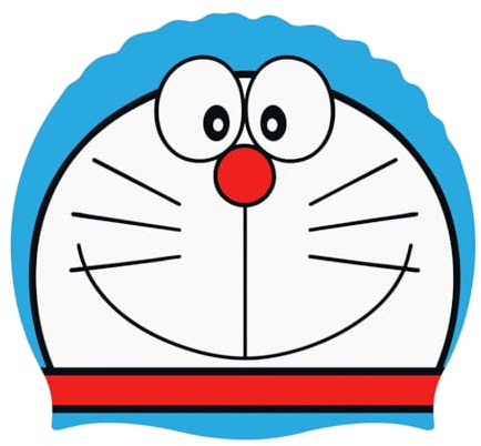 IMSPIRA Gorro Natacion Silicona Azul Adulto Nino Divertido Anime Original Gorro Piscina Infantil Friki Personaje iconico Animado Entrenamiento Arte Nadador Gorro Agua Impermeable Regalo