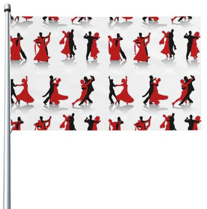 Drapeau de maison de danse de salle de bal, décoration extérieure, cour, été, printemps, 91,4 x 152,4 cm, drapeau de bienvenue à la maison