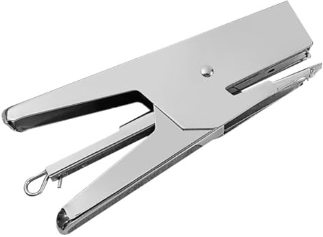 PACKOVE Handheld Metal Stapler Plier Office Stapling Tool Portable Book Binding Machine Manual Desktop Stapler for Office and School Use